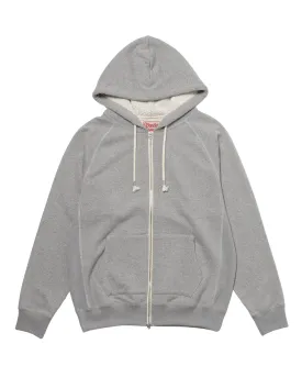 Zip Hoodie - Super Looper French Terry - Heather Grey