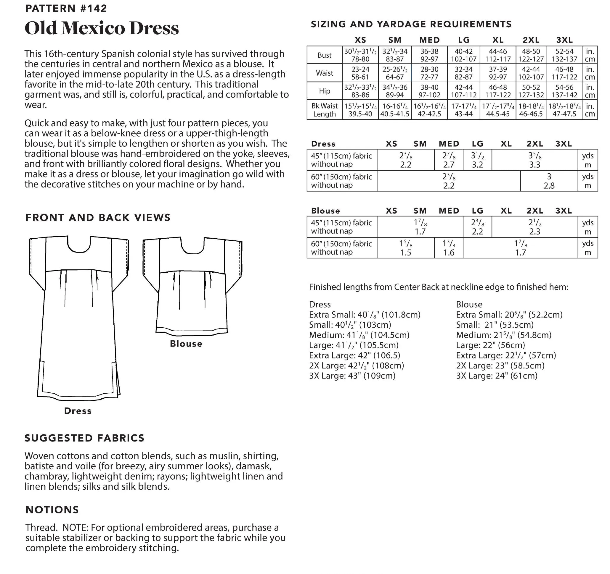 142 Old Mexico Dress