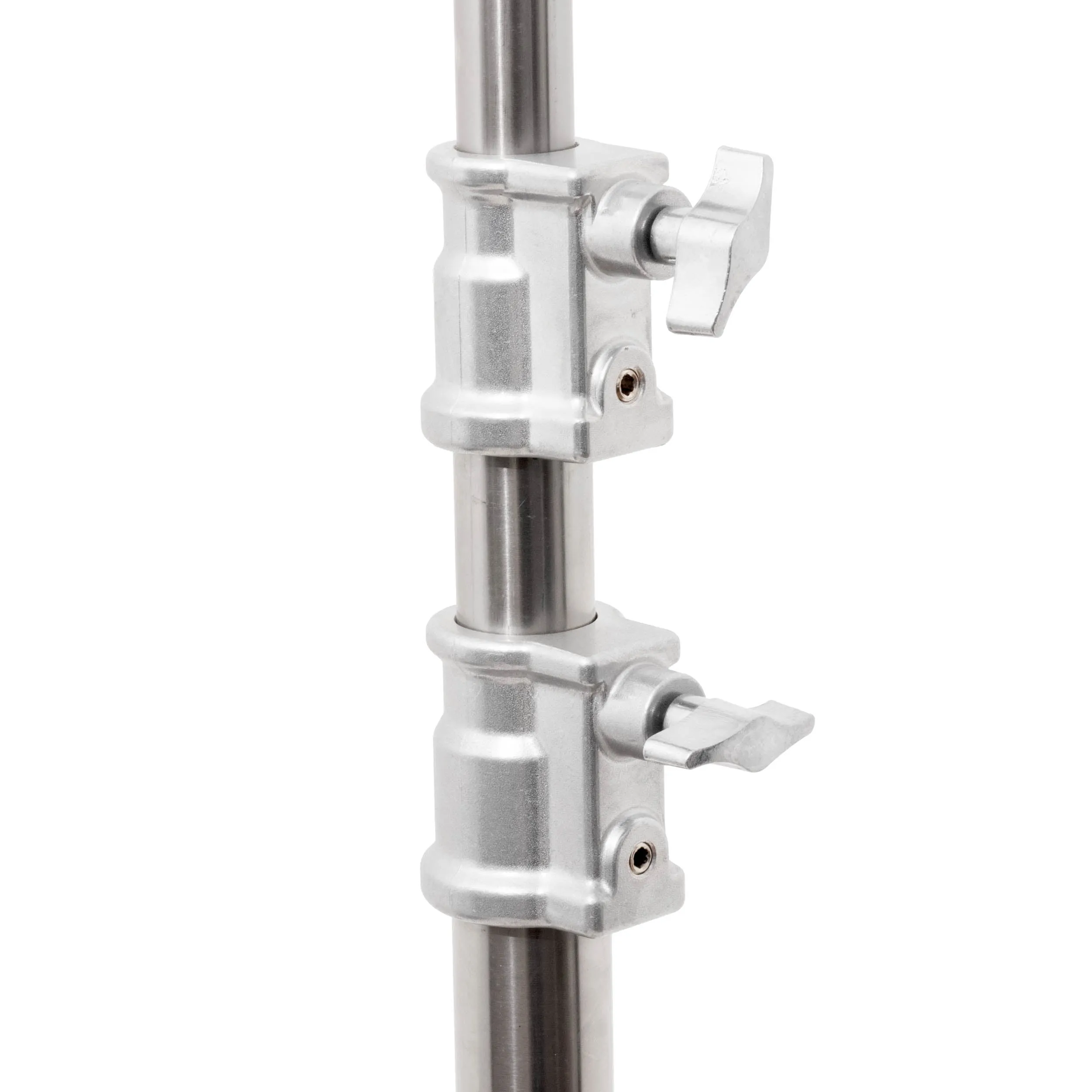 2.7m Heavy-Duty Stainless Steel Light Stand with Interchangeable 5/8" Spigot