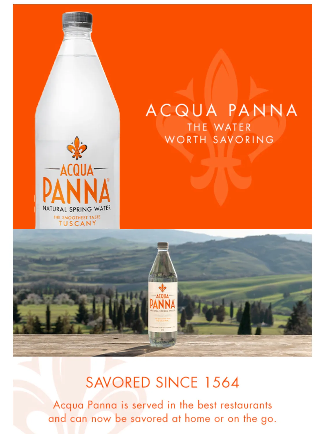 Acqua Panna Still Mineral Water 500ml Plastic Bottles (24 per Case)