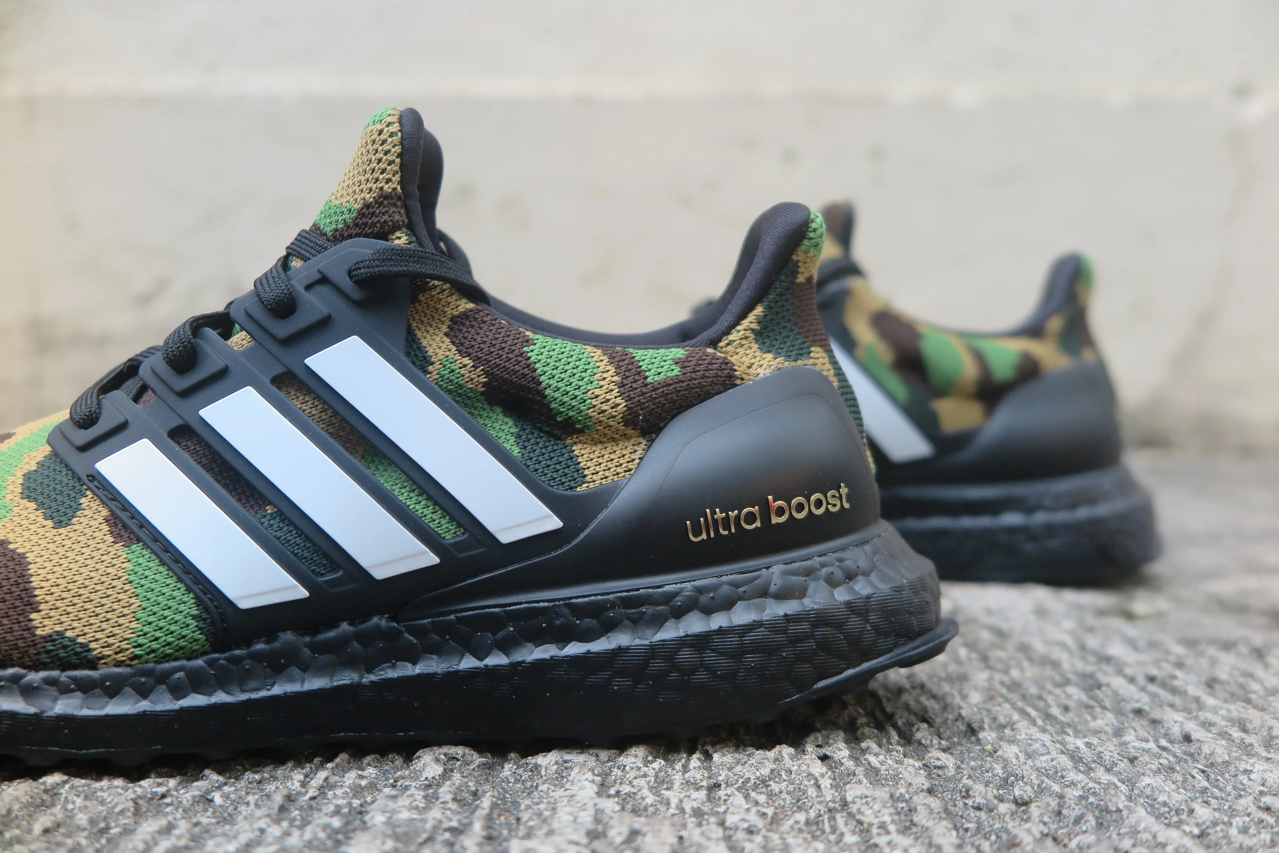 adidas Originals By BAPE Ultra Boost - Green Camo