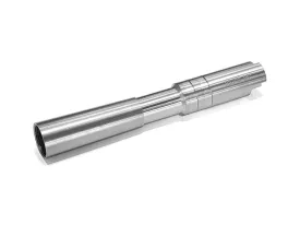 Airsoft Masterpiece .38 Super Fix Outer Barrel for Compensator For Hi-CAPA 5.1 (Silver)