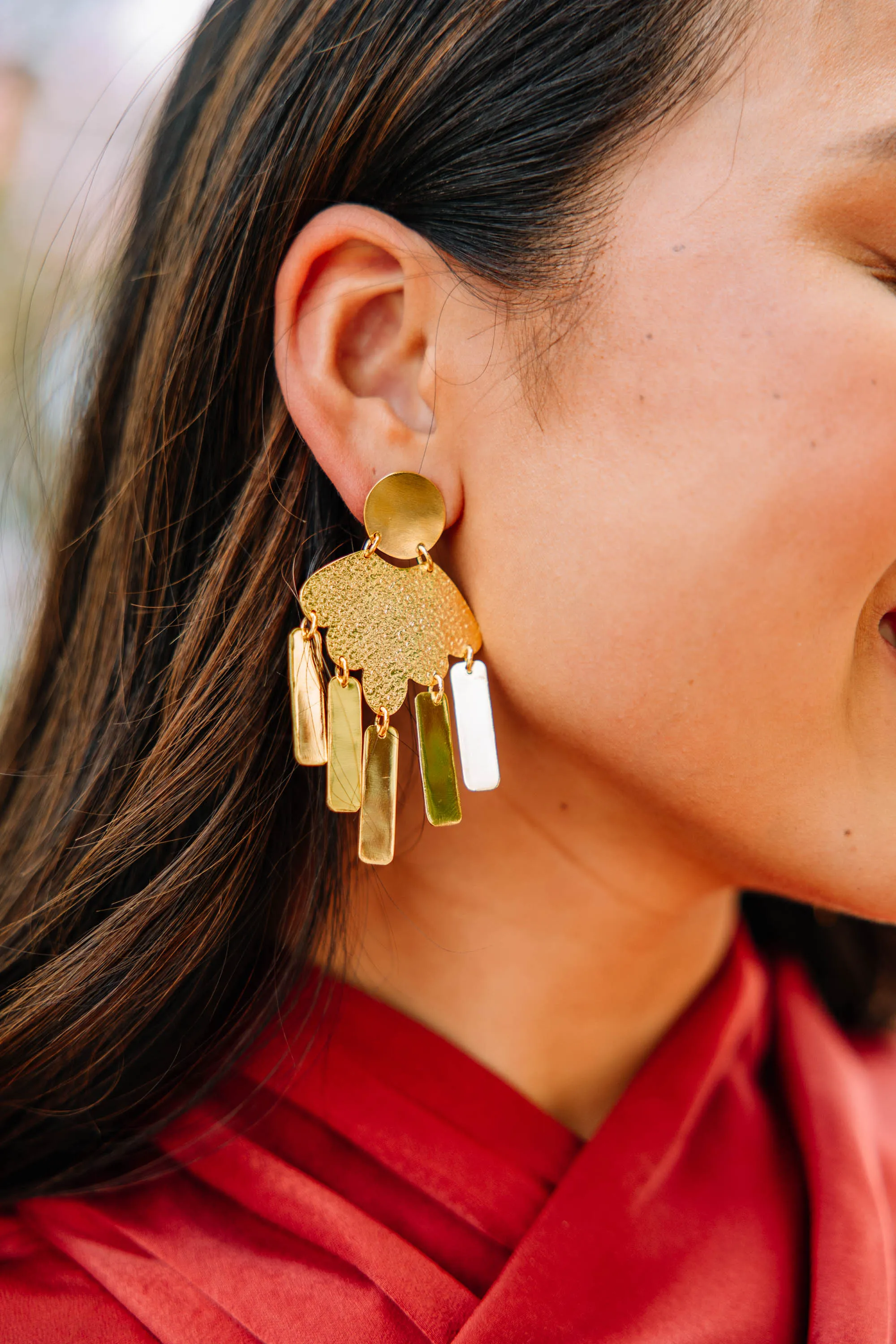 All On You Gold Earrings