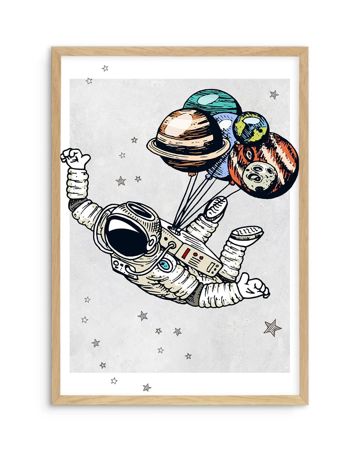 Astro Party III Art Print