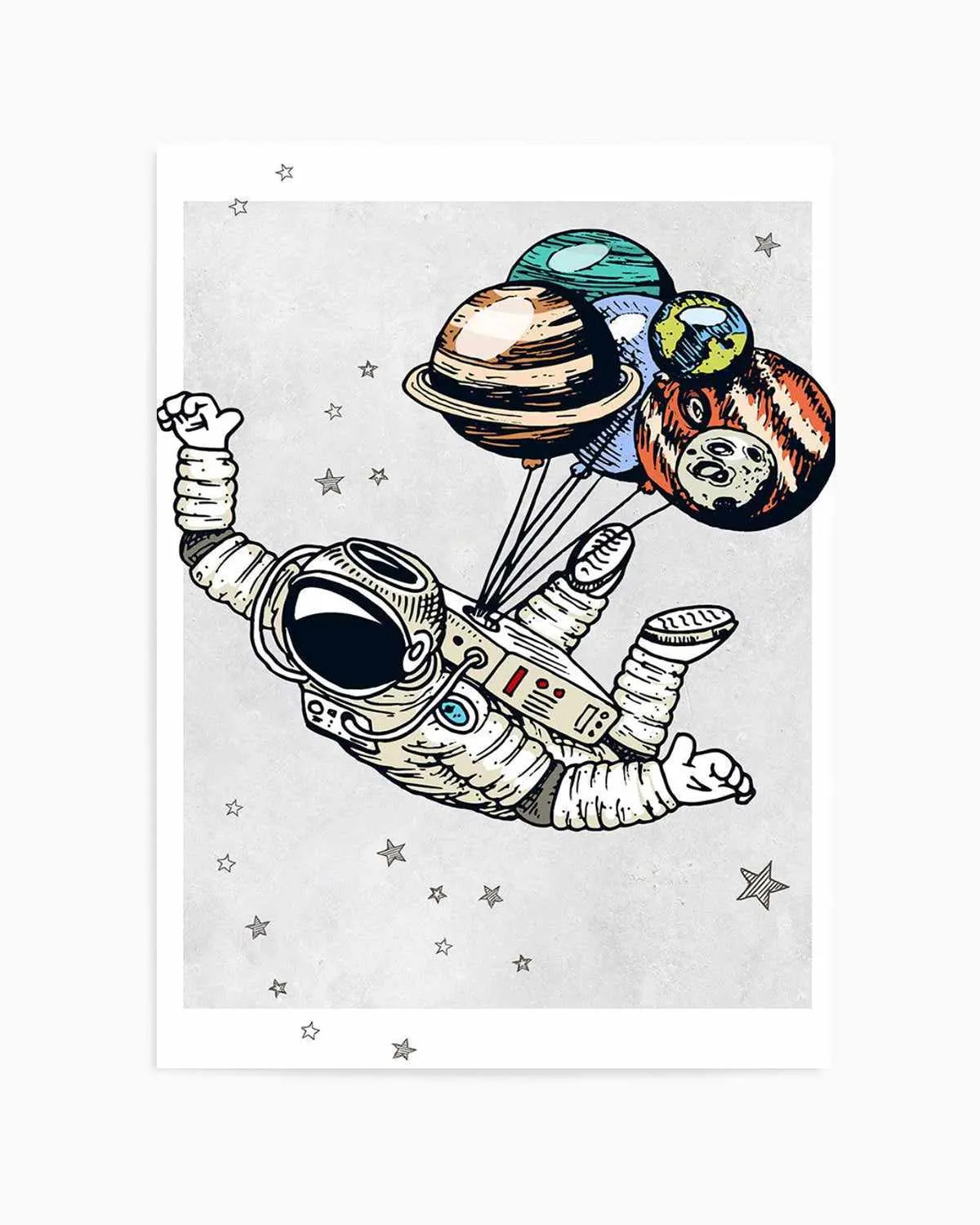 Astro Party III Art Print