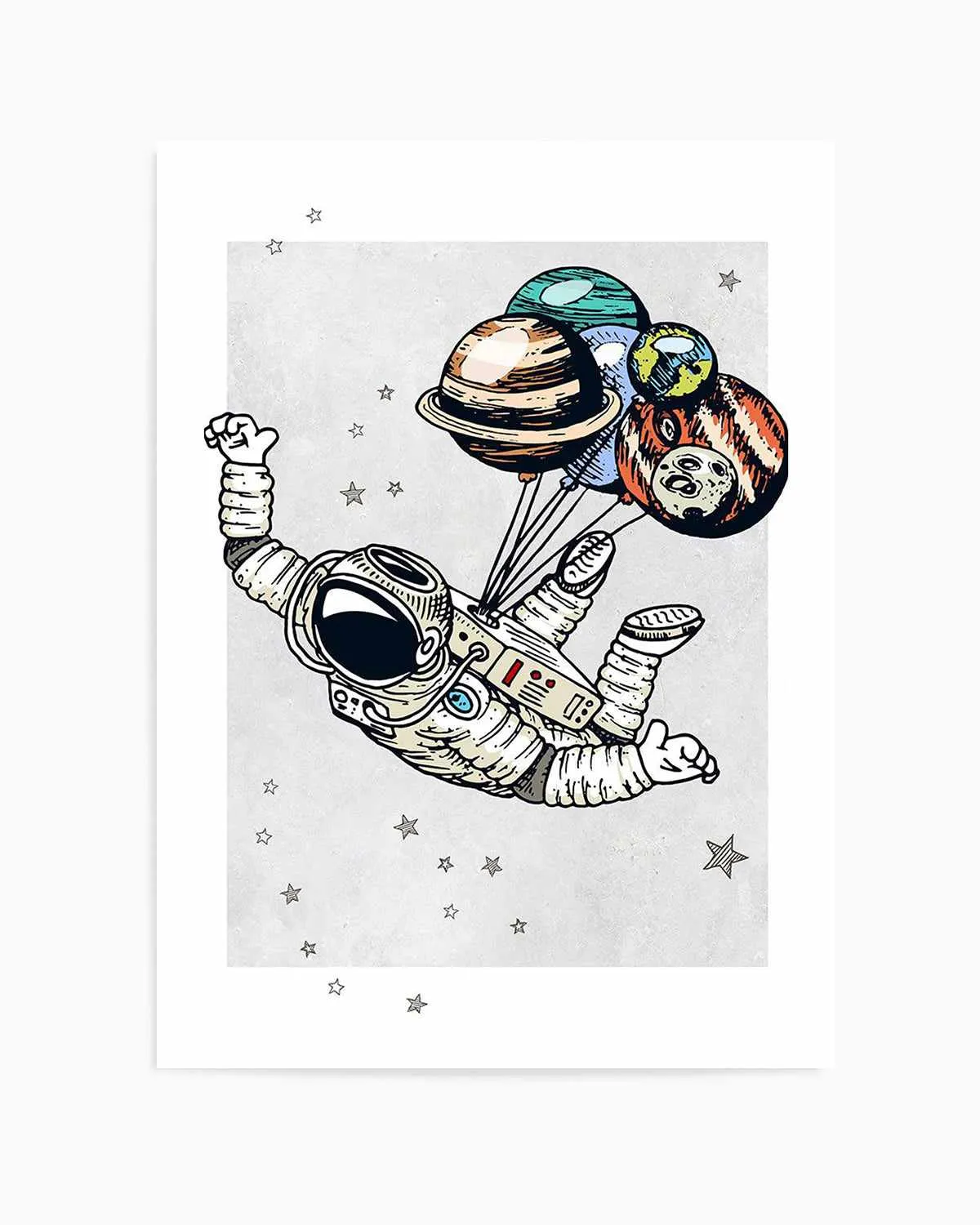 Astro Party III Art Print