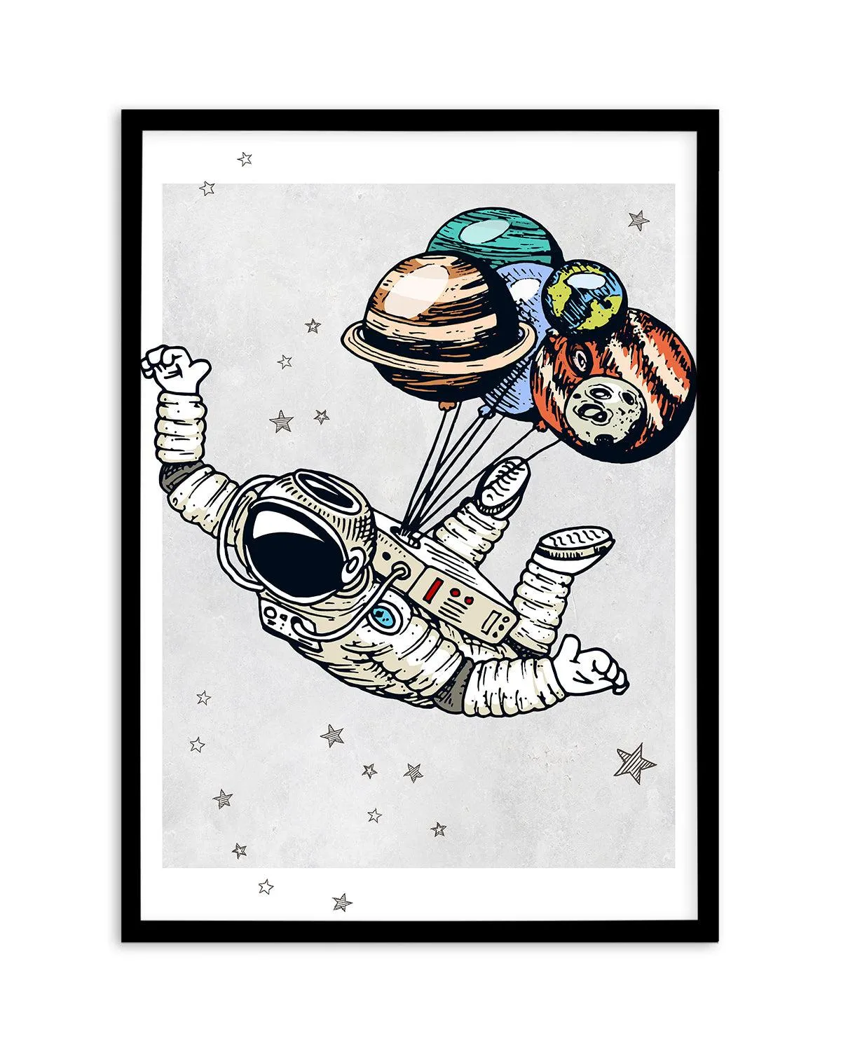 Astro Party III Art Print