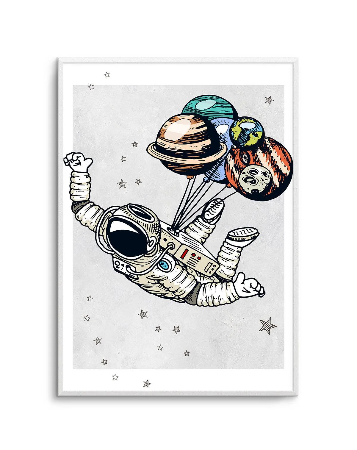 Astro Party III Art Print