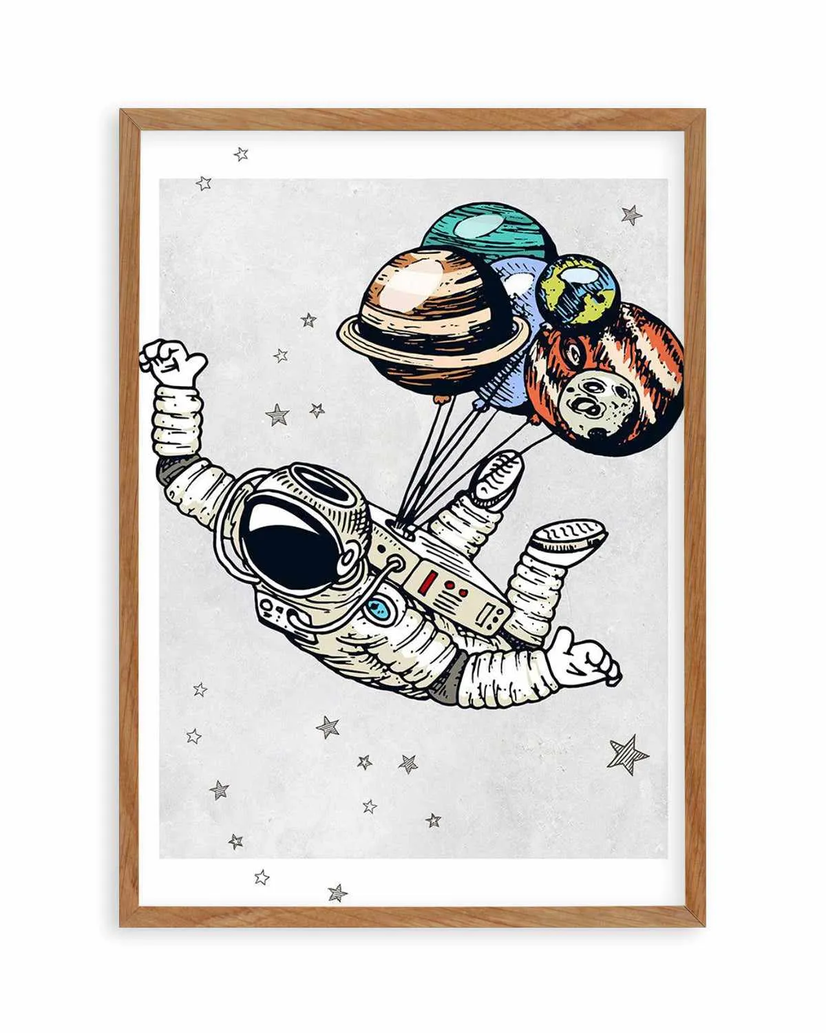 Astro Party III Art Print