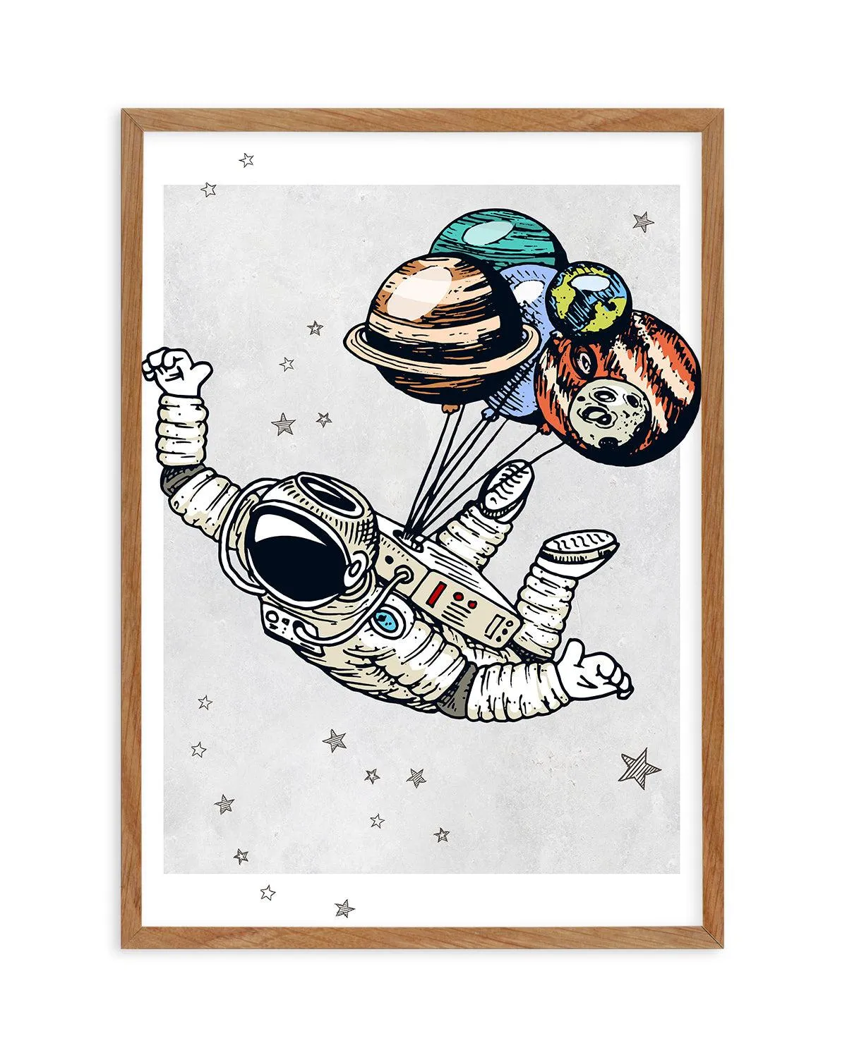 Astro Party III Art Print