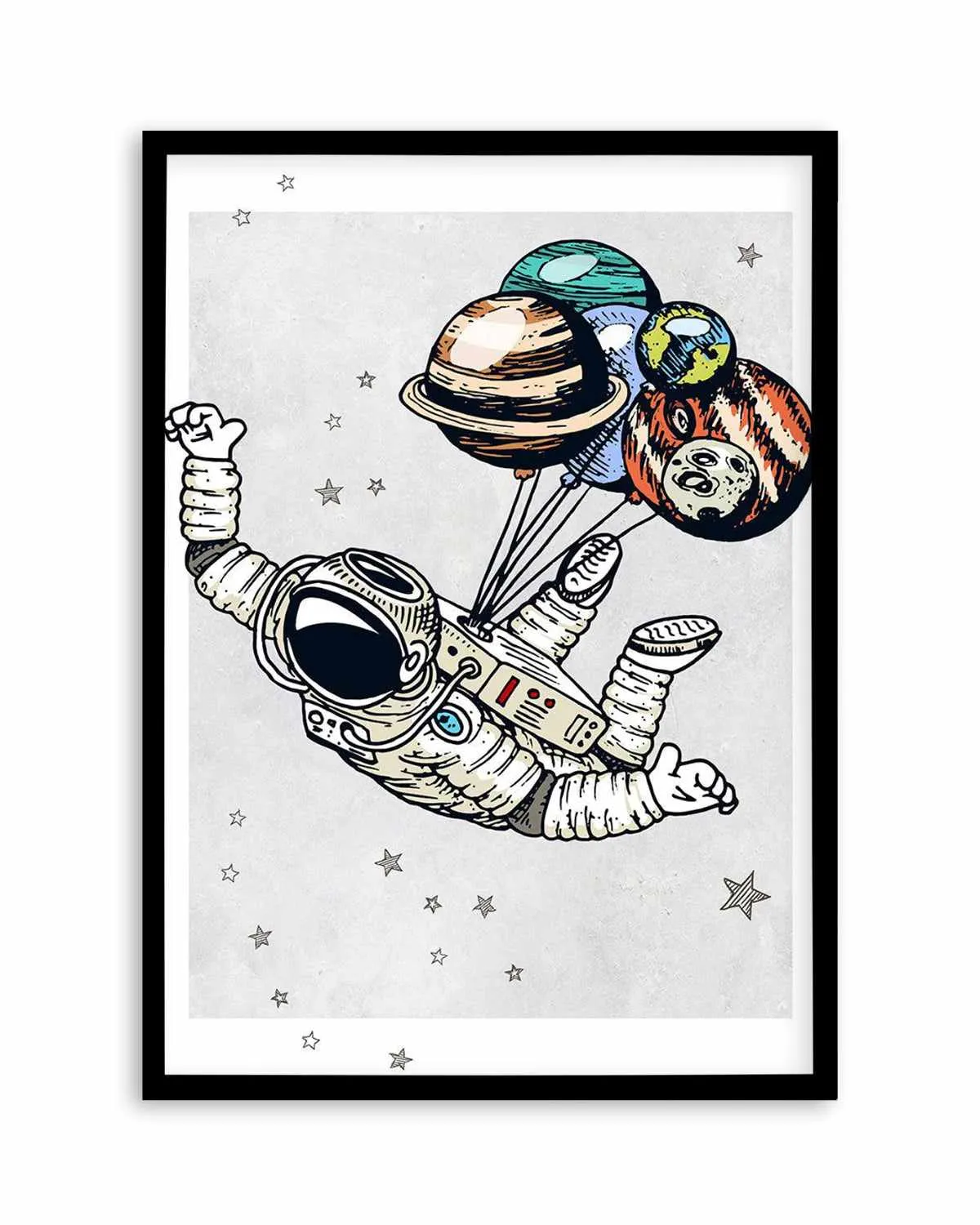 Astro Party III Art Print