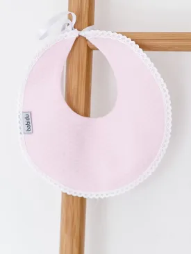 Babidu Pink quilted bib