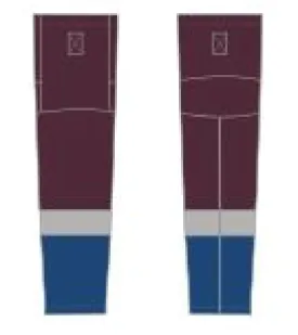 Bar Down Transportation Cut/Sew Dark Hockey Socks