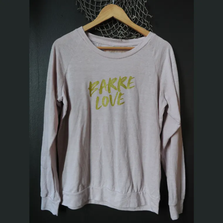 Barre Love Pullover - Faint Rose