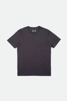 Basic S/S Premium Tee - Washed Black