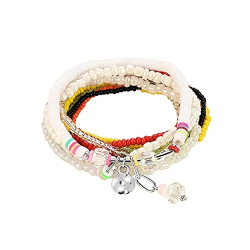 BerriesJam - 2024 Stackable Cute Beaded Layering Strand Statement Bracelet