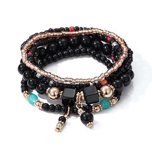 BerriesJam - 2024 Stackable Cute Beaded Layering Strand Statement Bracelet