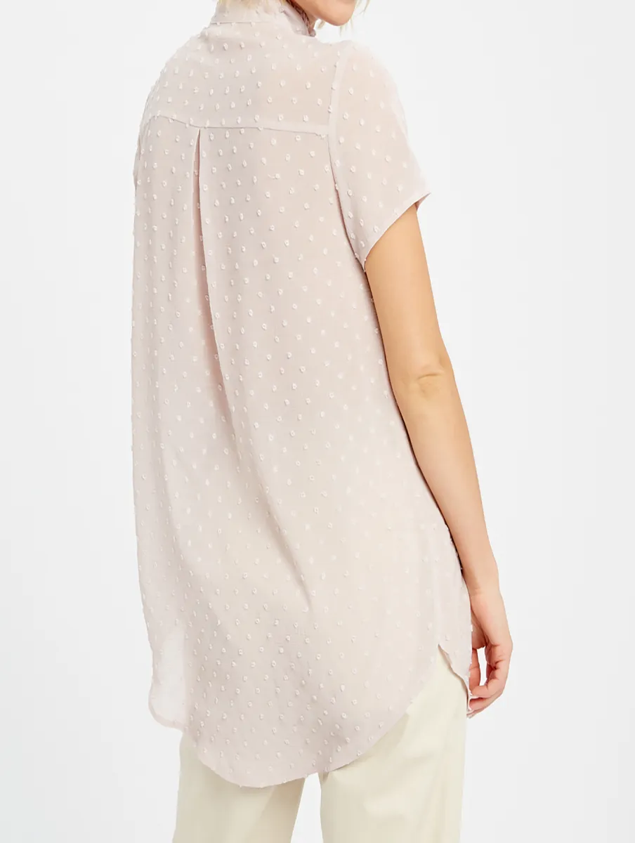 Bold Ambition Tunic Top in Mauve