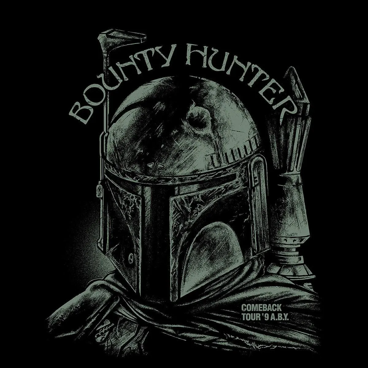 Bounty Hunter in Black Sabbath Twist Heavy Metal Gift T-shirt Unisex Tee