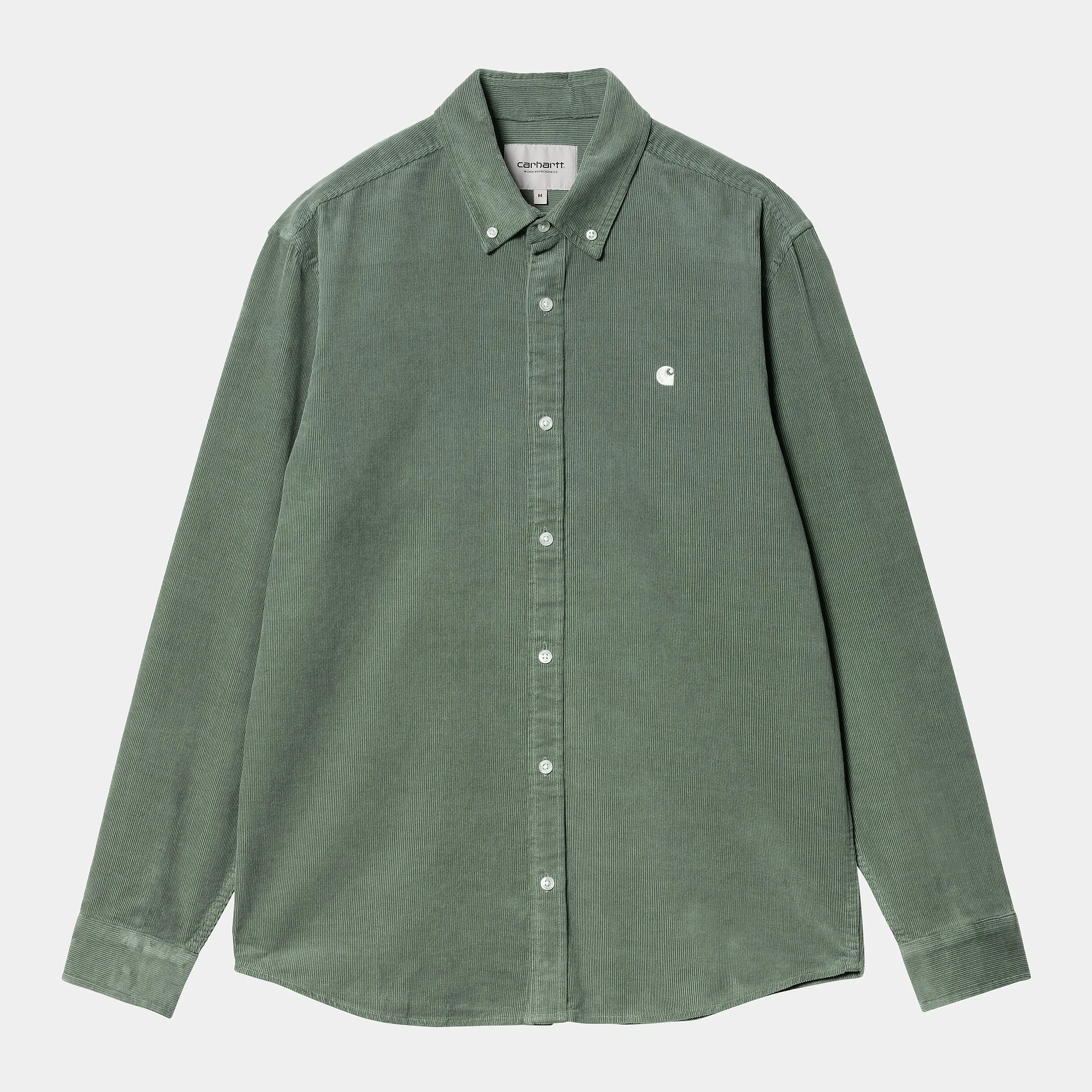 Carhartt L/S Madison Fine Cord Shirt - Park/Wax