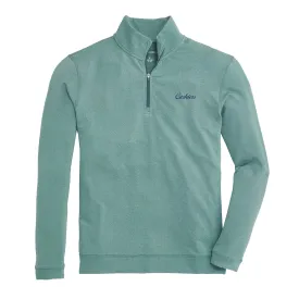 Cashiers Town Script Flow 1/4 Zip Pullover - Jasper