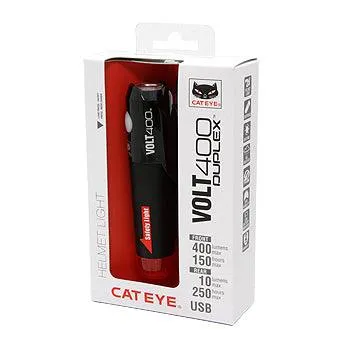 Cateye Helmetlamp Volt 400 Duplex Hl-El 462 Rc-H (Chargable)