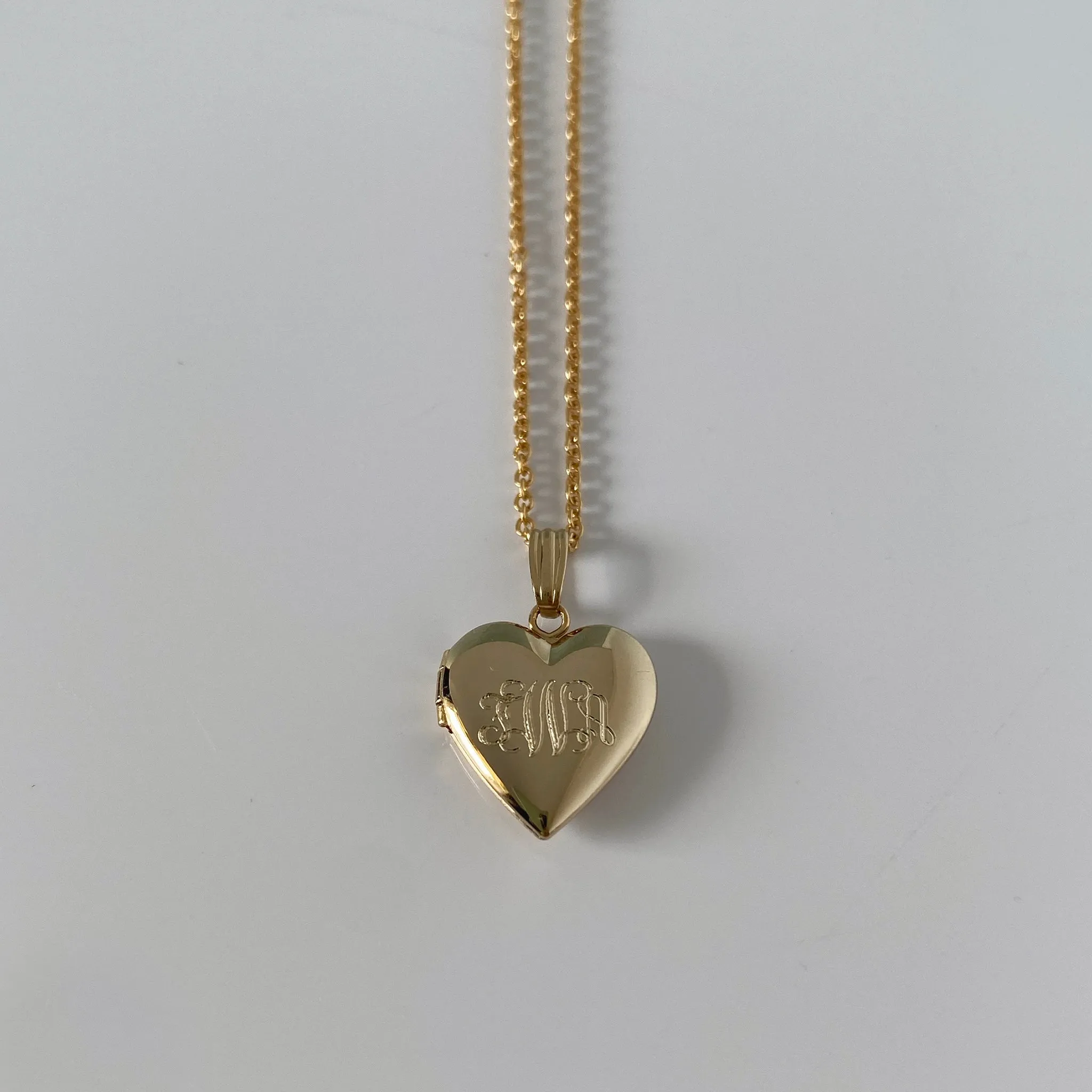 Child 14K Gold Filled Heart Locket Necklace