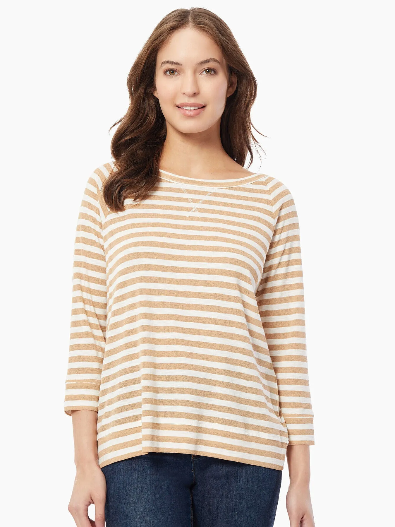 Crewneck Raglan Sedona Knit Top