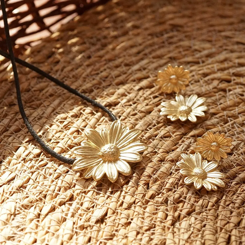 Daisy Bohemia Layering Set 18ct Gold Plate