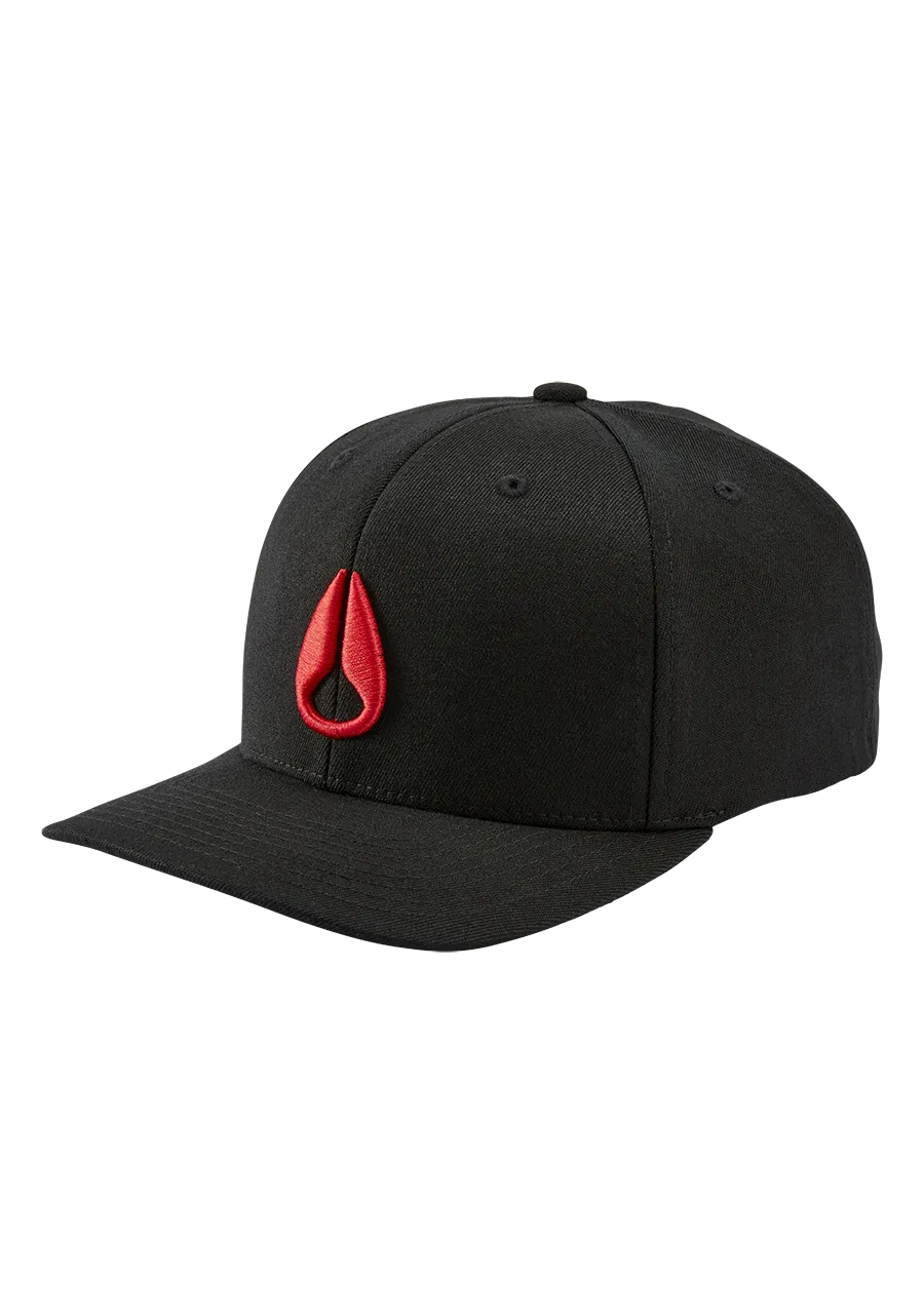 Deep Down Snapback - Black / Red