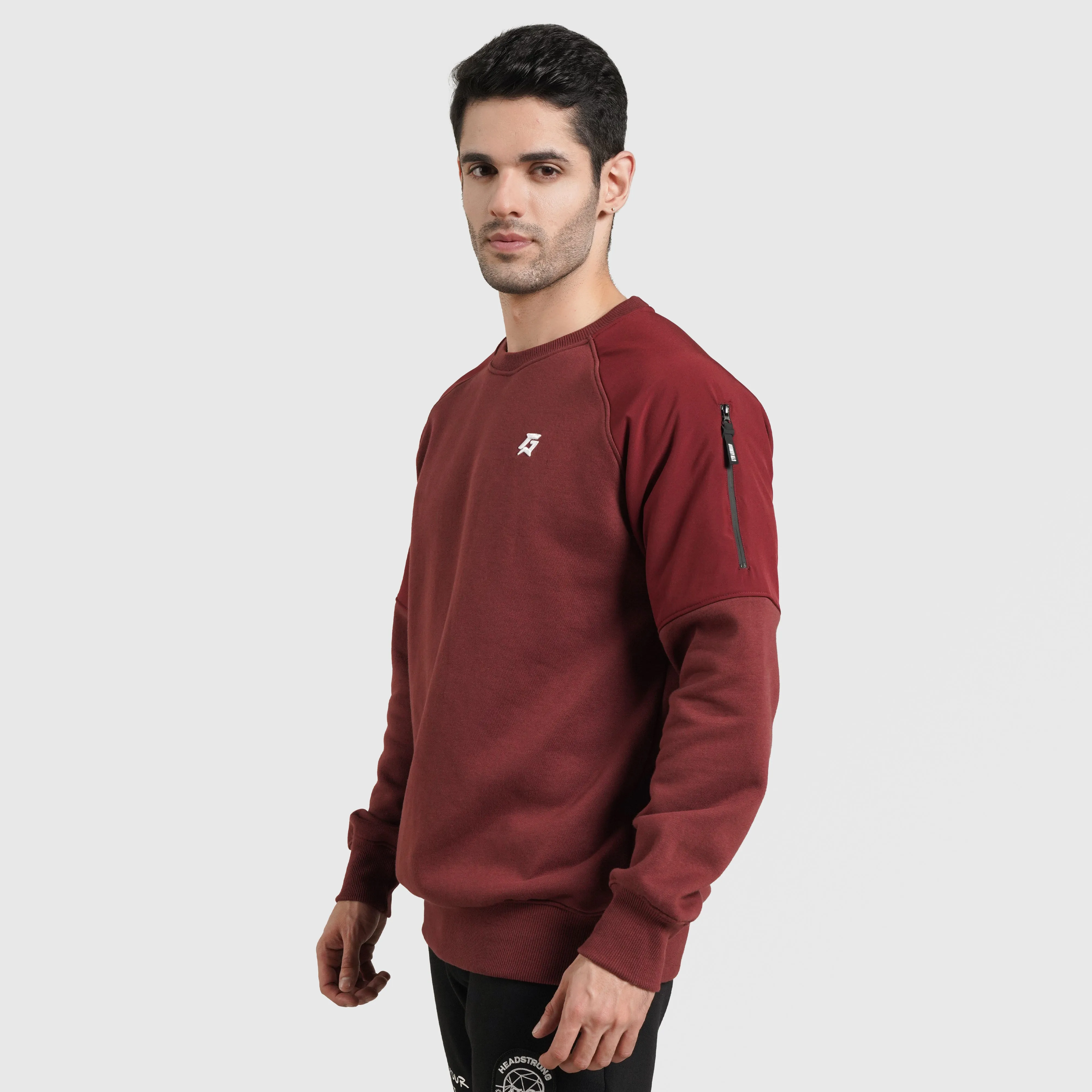 Digit Sweatshirt (Maroon)