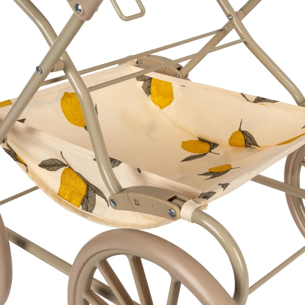 Doll Pram - Glitter Lemon