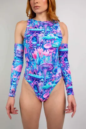 Fairycore High Neck Bodysuit