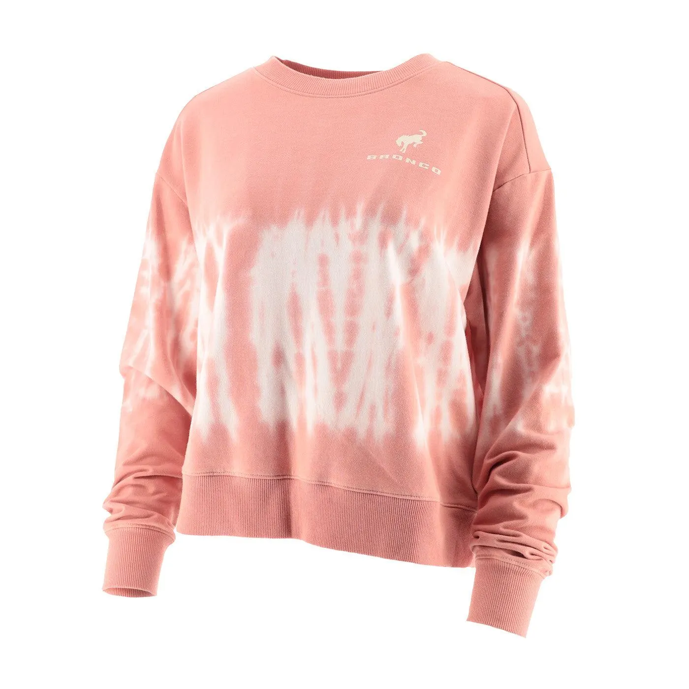 Ford Bronco Women's Tie Dye Crew Pullover Fleece