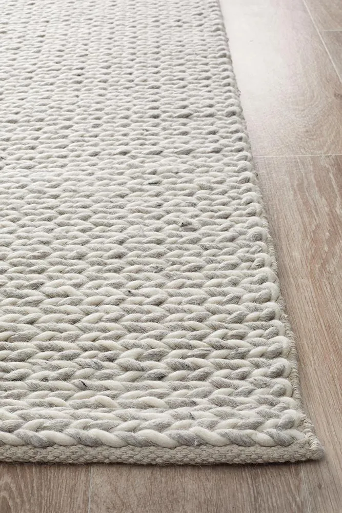 Gallery Wool Silver Rug