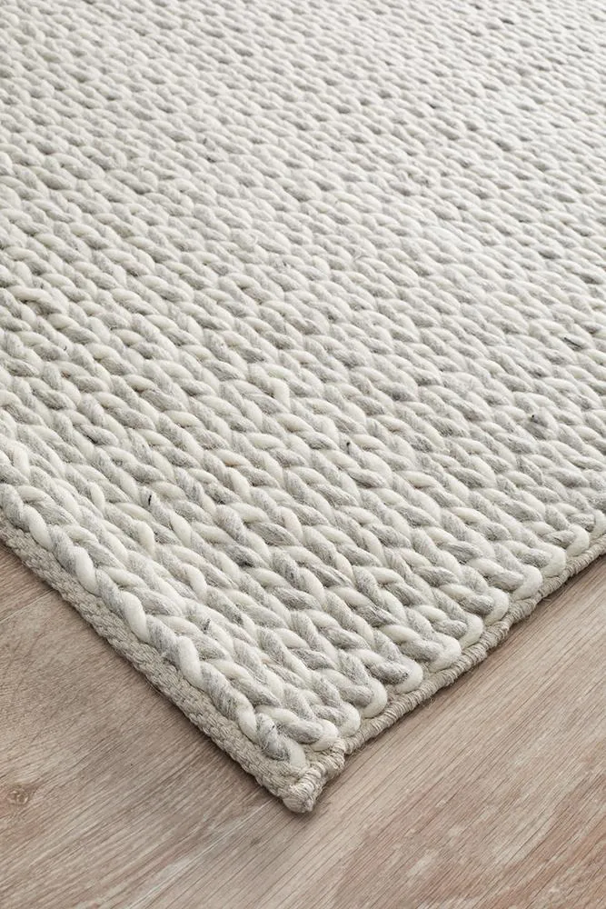 Gallery Wool Silver Rug