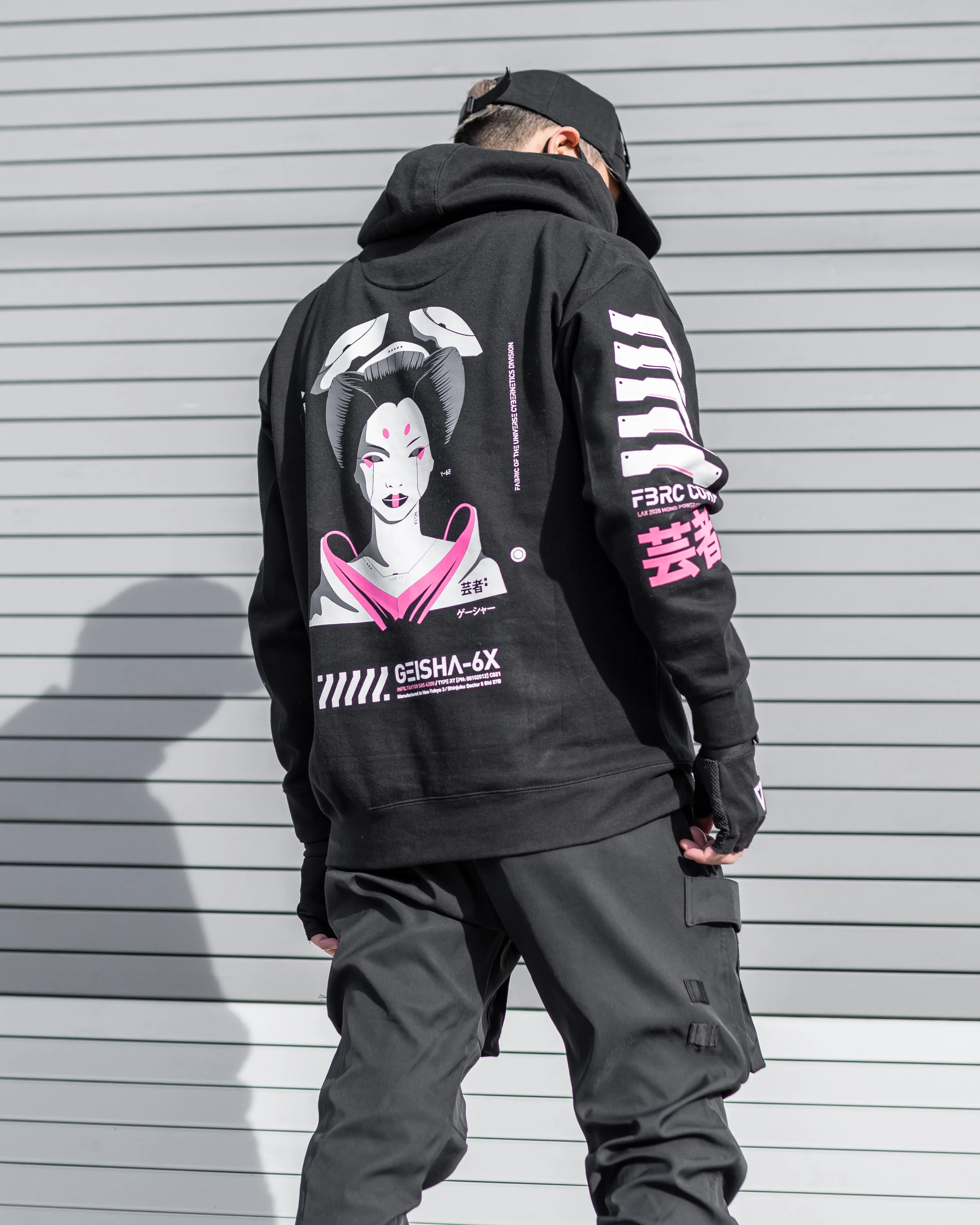 Geisha-6X PN Black Hoodie