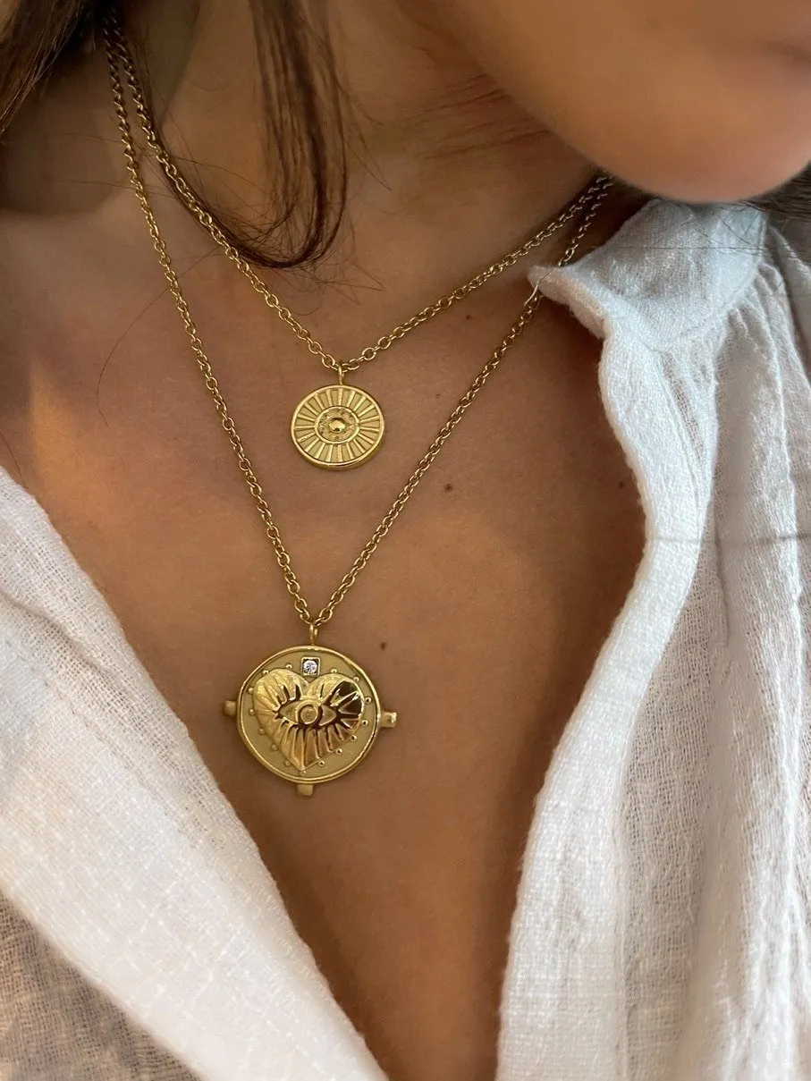 Gigi Double Coin Necklace