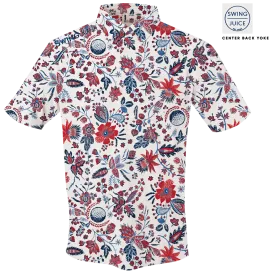 Golf Americana Floral Men's Polo