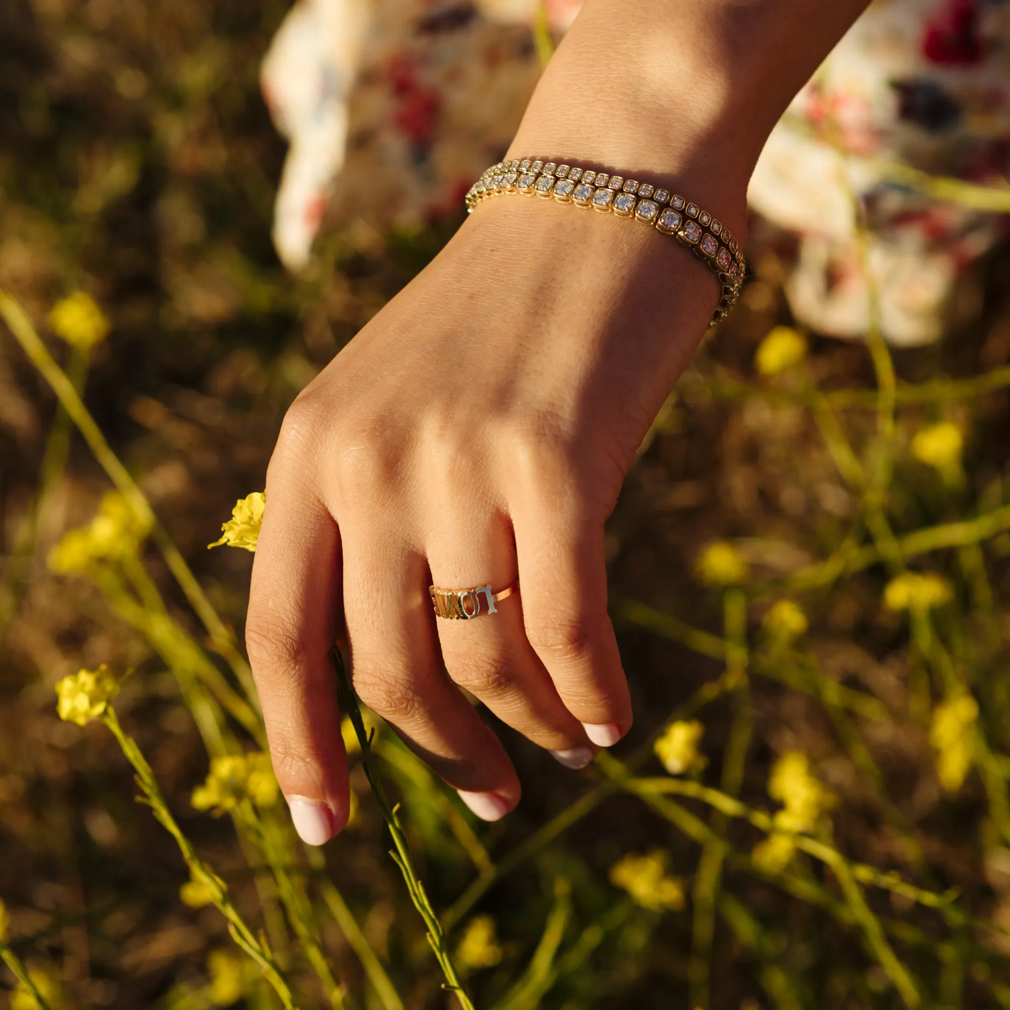 Grande Diamond Ace Tennis Bracelet