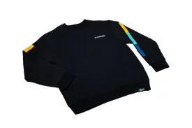 GReddy Embroidered Fleece, with Pockets and Sleeve stripes - Black