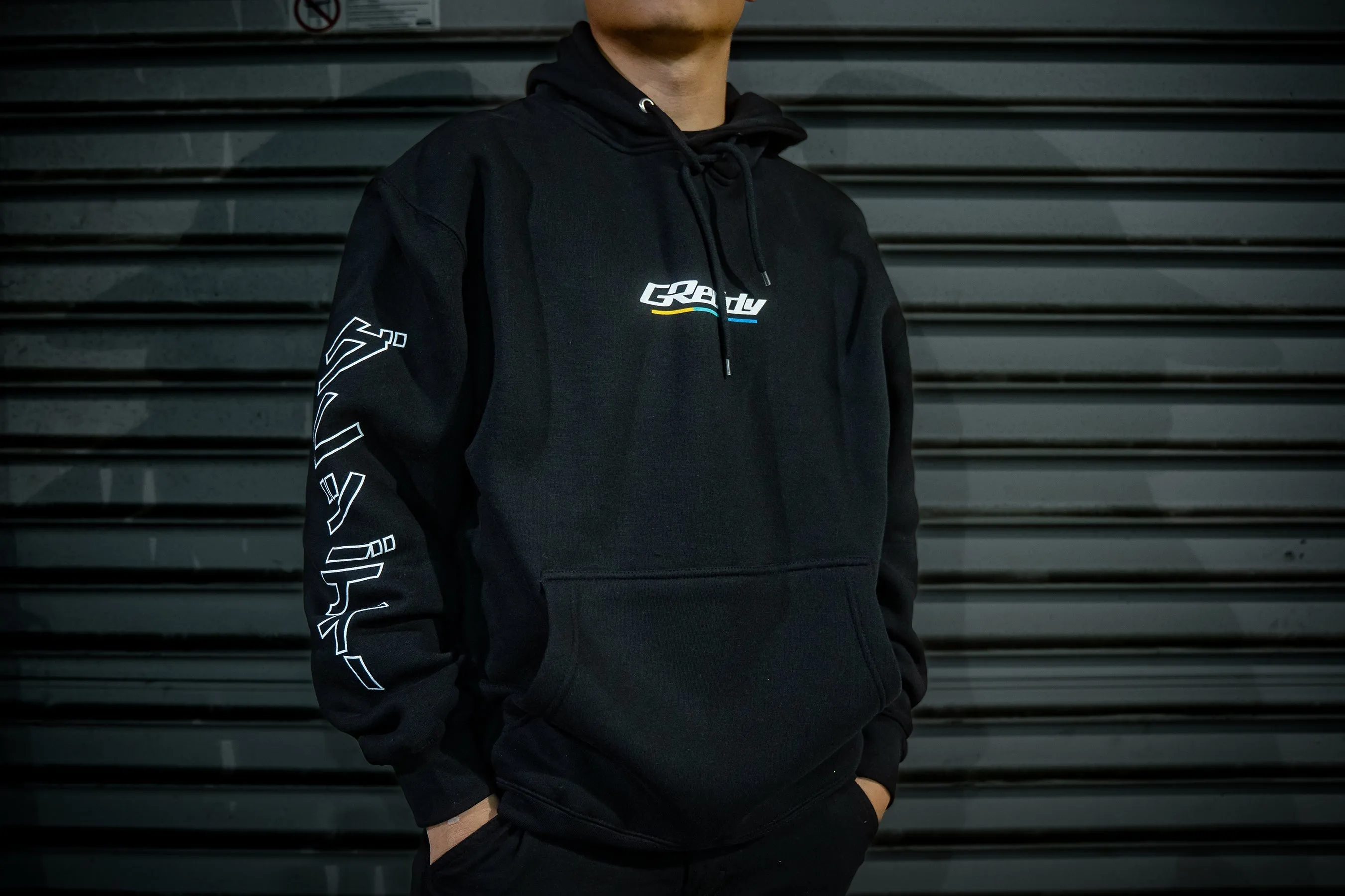 GReddy Understripe  Pullover Hoodie - Black