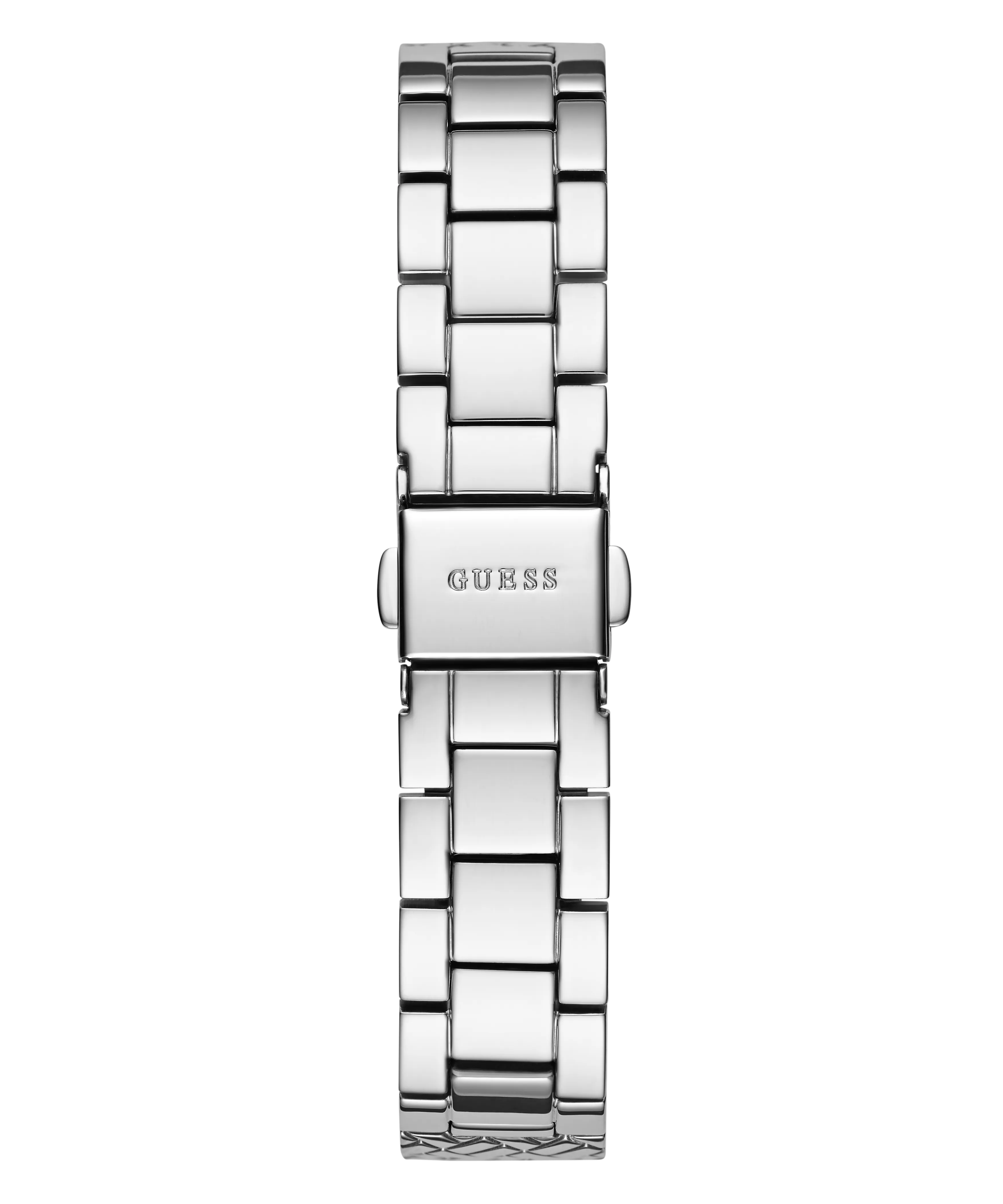 GUESS Ladies Silver Tone Analog Watch