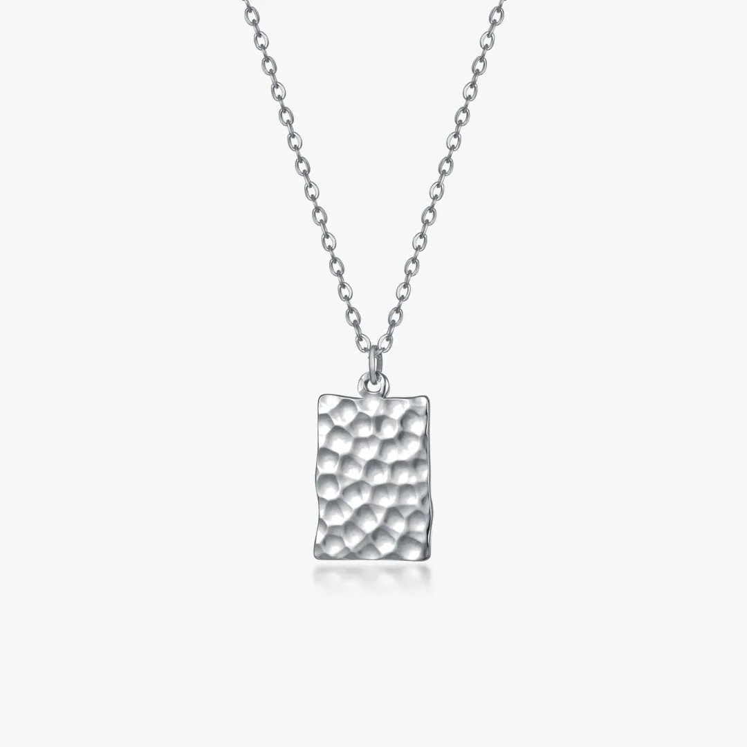 Hammered Pendant Necklace (Greek Inspired Collection)