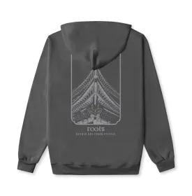 HANOK VILLAGE HOODIE (FADED SHADOW)