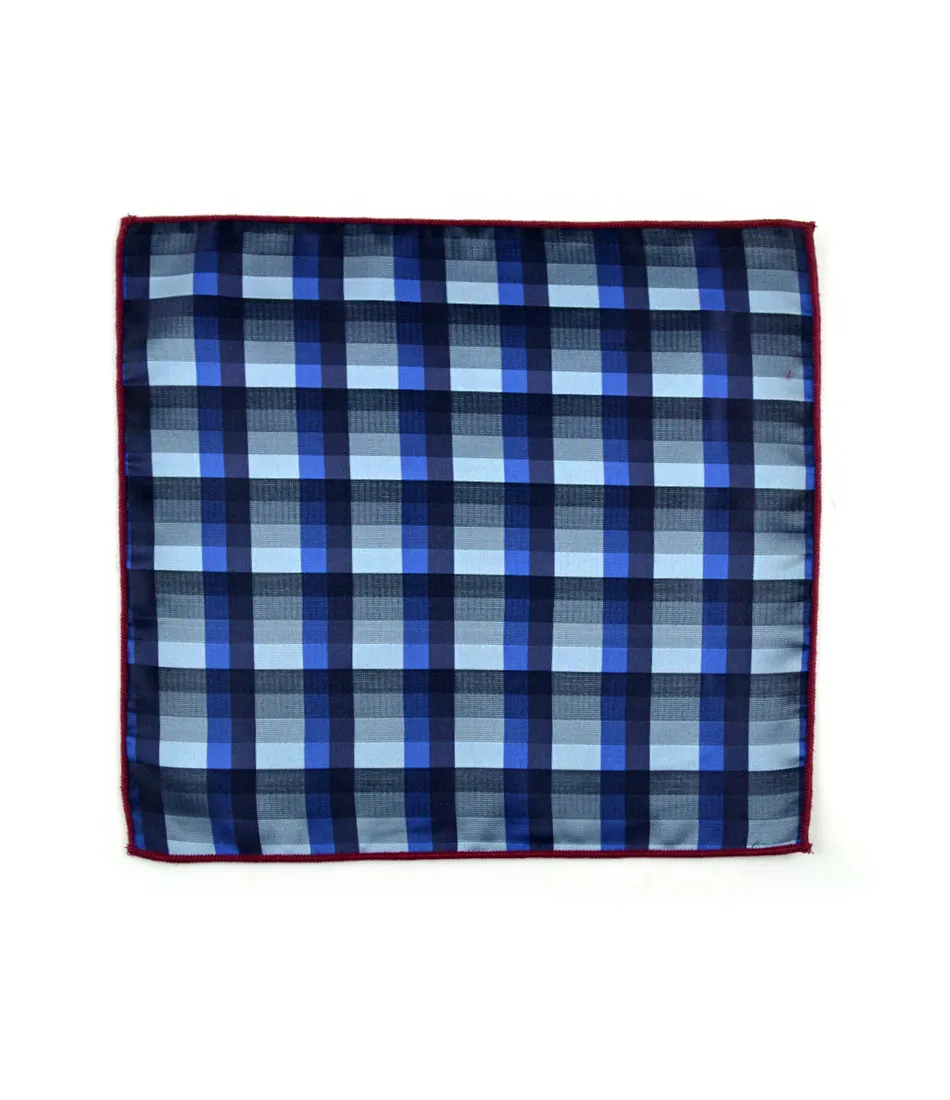 Hues of Blue Pocket Square