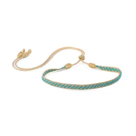 Izy n°2 Choker in Gold Tiffany Blue