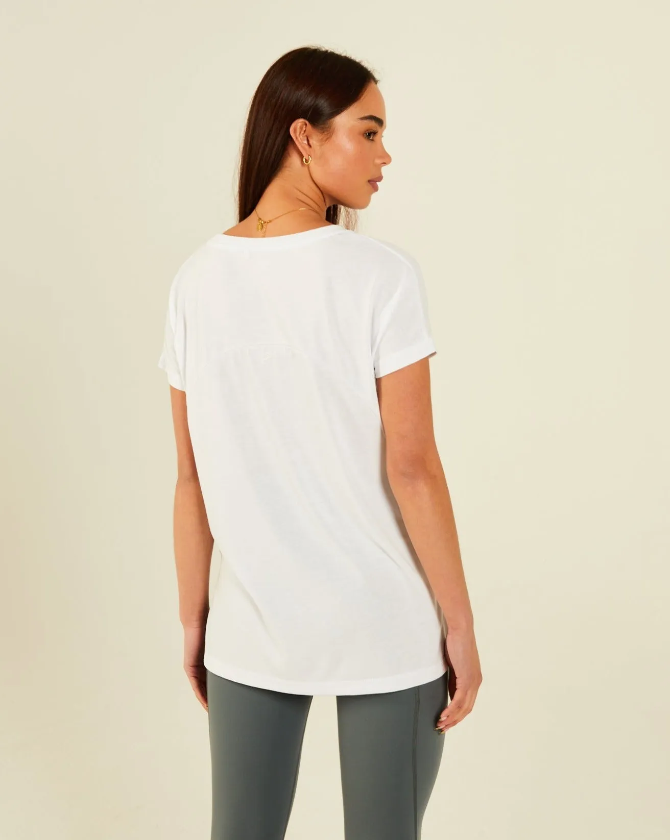 Jade Tee Optic White