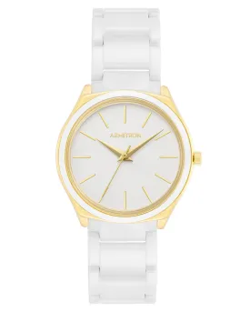 Jalyn™ | 36mm, White Ceramic/Gold