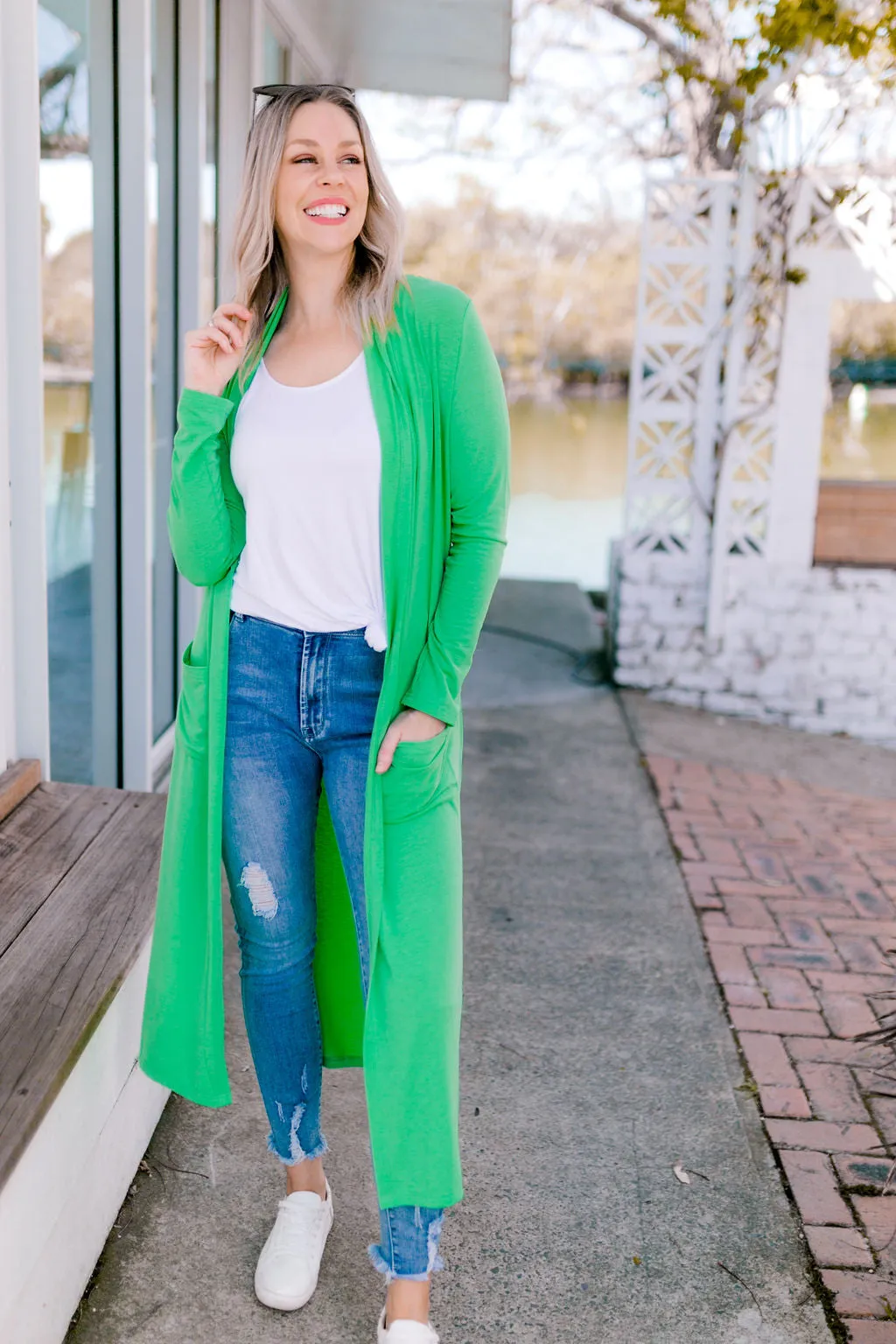 Jane Cardigan in Green